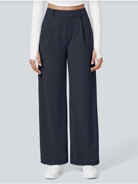 Halara Flex Wide Leg Pants Small Navy
